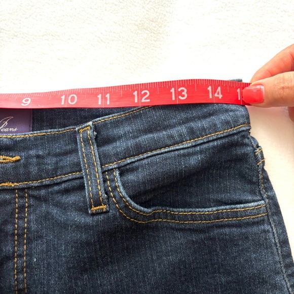 NYDJ Mariyln Dark Wash Lift Tuck Stretch Slimming Straight Jeans Size 10 - Picture 13 of 16